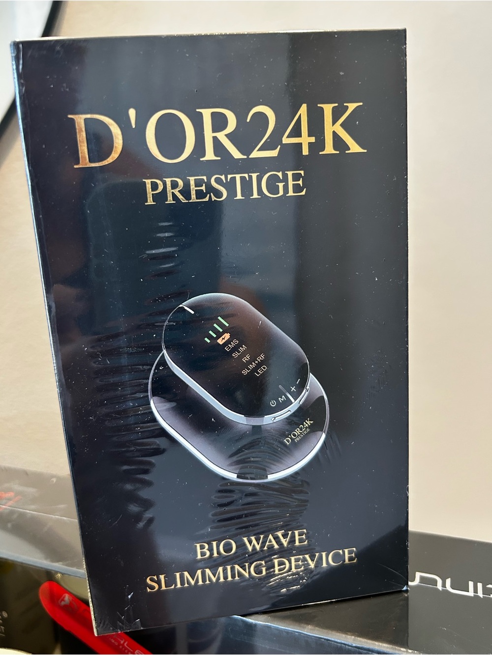 D'OR24K Prestige Bio Wave Slimming Device - Black